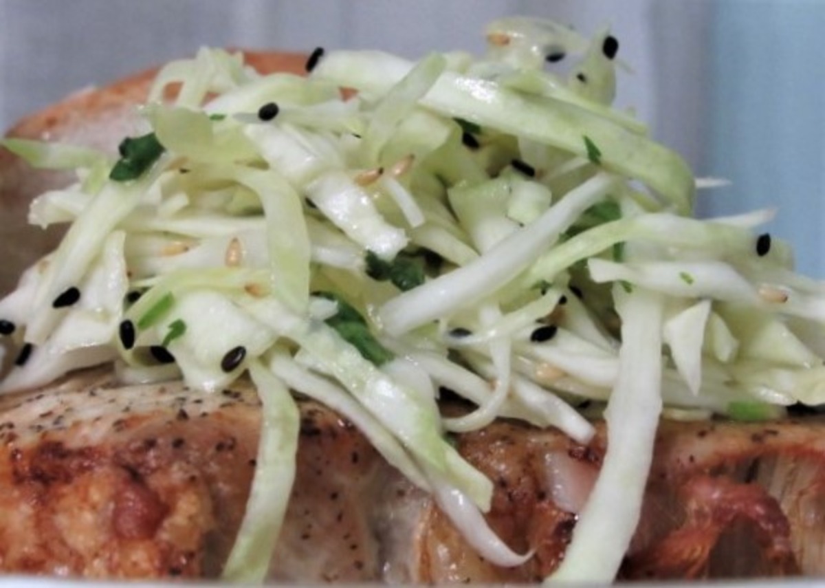 Cabbage and Sesame Slaw image